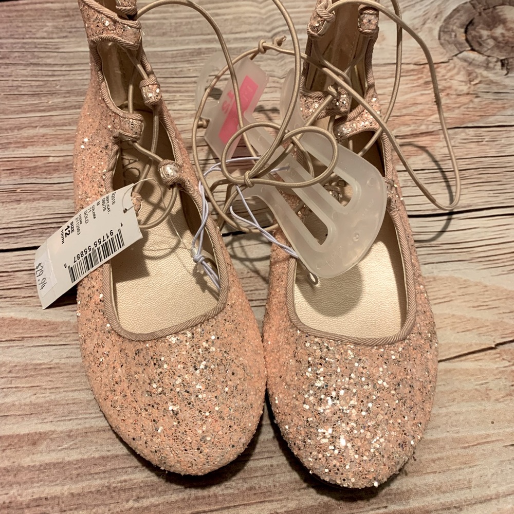 🆕🥿 Pink Glitter Flats